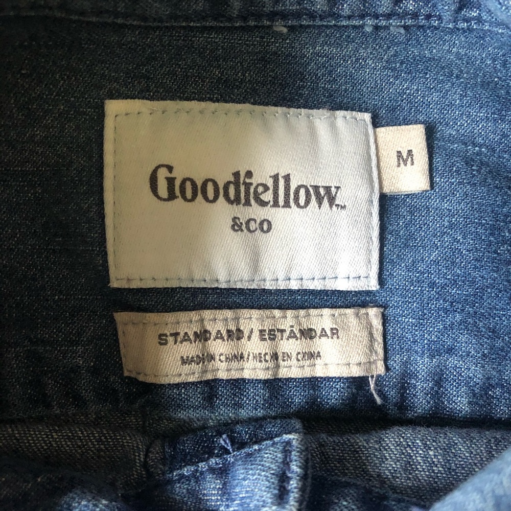 Goodfellow denim button down - Picture 2 of 5